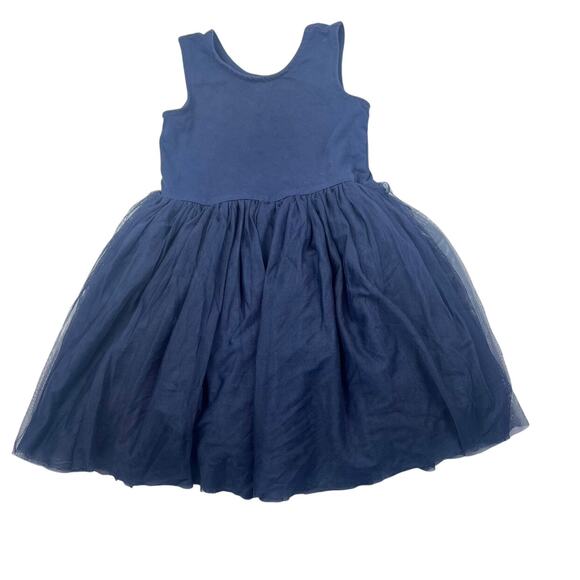 Hanna Andersson Navy Blue Soft Tulle Tutu Dress - Picture 1 of 8